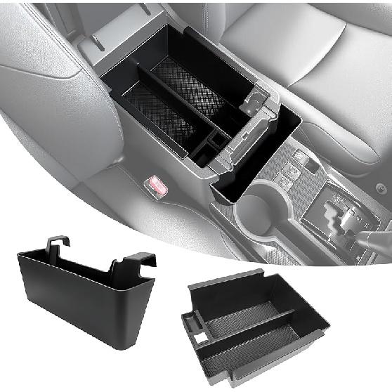 Center Console Organizer For 2010-2024 Toyota 4Runner Hanging Armrest Box Storage Tray For 4 Runner Interior Accessories(Center Console Hanging