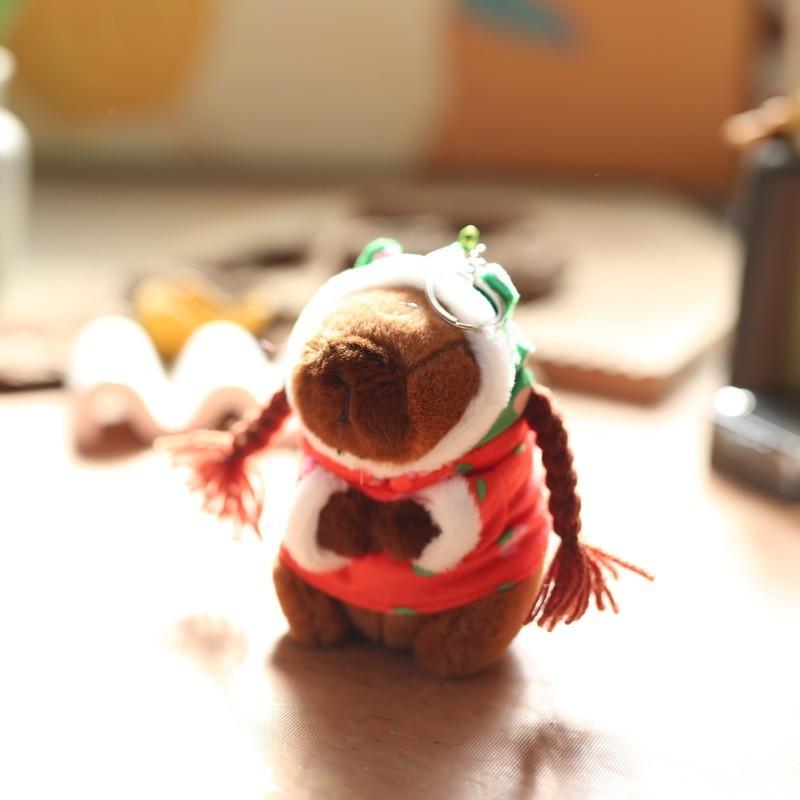Plush Capybara Keychain With Soft Short Plush For Kids And Collectors