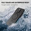 WholeSale Magnetic Charging with Stand Anti Fall IP68 Waterproof Case For iPhone 15 Pro Max Drop proof Cover Diving Swimming