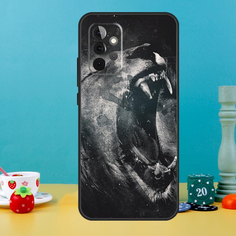 Roaring Lion Case For Samsung Galaxy A35 A26 A16 A05 A55 A15 A32 A12 A22 A52 A54 A34 A14 A56 A36 A13 A53