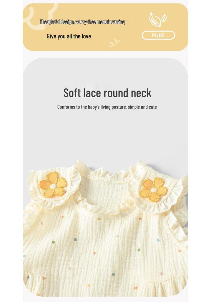 Stylish Floral Summer Sleeveless Princess Dress for Children