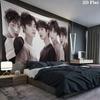 TXT Art Wall tapestry, aesthetic printed fabric blanket, suitable for bedroom, living room, and home decor.