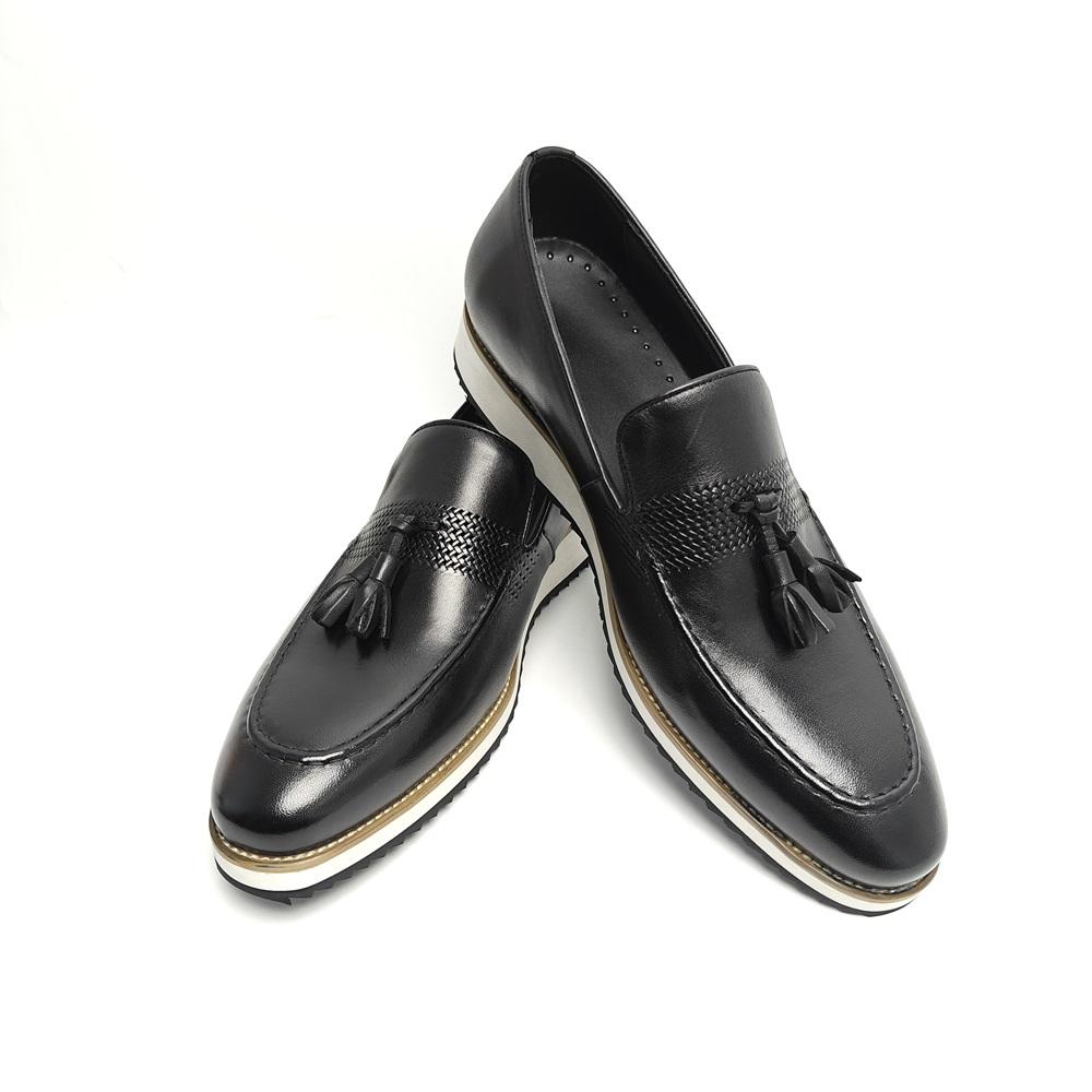 Fashion Best-selling Slip on Loafers Genuine Leather Men Shoe British Style Breathable Business Casual Fashion Good Quality Office Shoes
