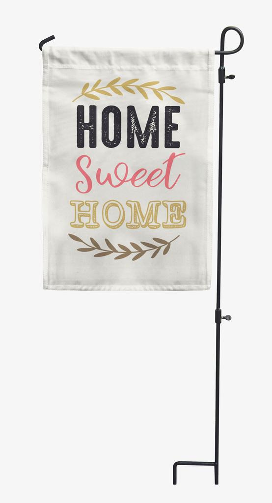 Printtoo Tan Home Sweet Home Garden Summer Camping Flag For Campers Double Sided