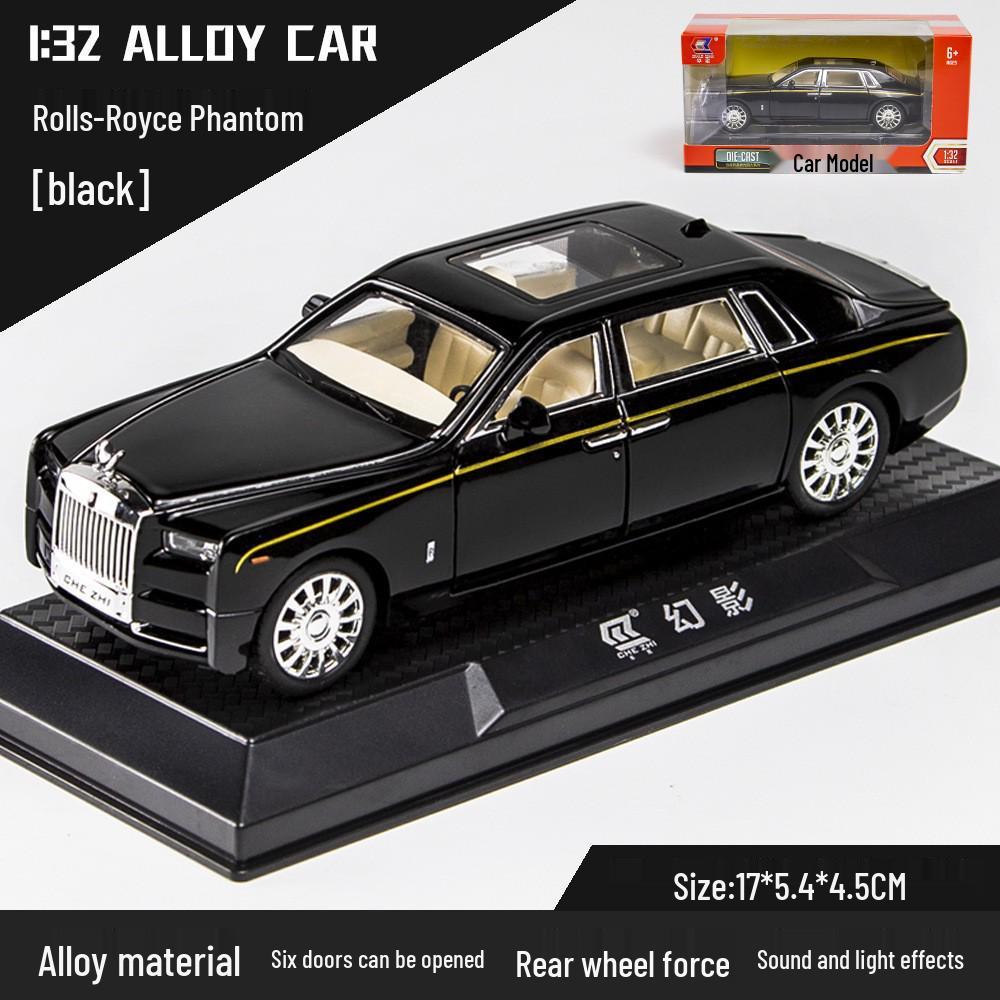 1:32 Diecast Phantom Car Model with Lights & Sound Effects, Toy for Boys