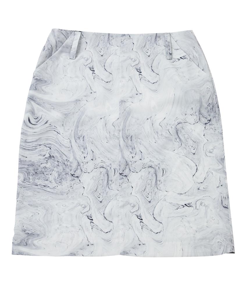 Catharsis Pattern Medium Skirt Grey One Size