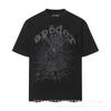 Sp5der 3D Puff Print Graphic Tee Men Loose Fit Cotton Short Sleeve T-Shirt Casual Wear
