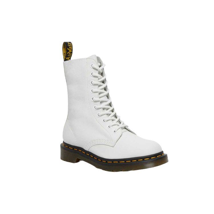 Dr. Martens 1490 Virginia Leather High Boots 'White' Women's 27261113