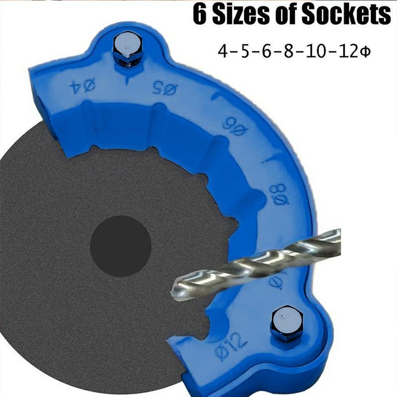 Multipurpose 4-12mm Blue and yellow Drill Bit Grinding Sharpener Polishing Powered Tool Parts Applicable angle grinder