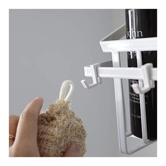 Yamazaki Jitsugyo Bathroom Multi Basket Tower Tower Black 8553