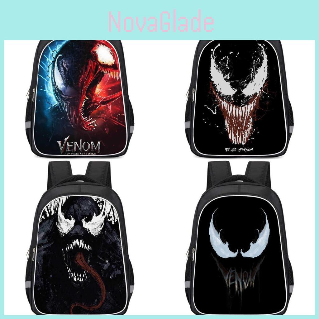 Large Capacity Venom The Last Dance Lightweight Backpack With Breathable Features And Cartoon Print
