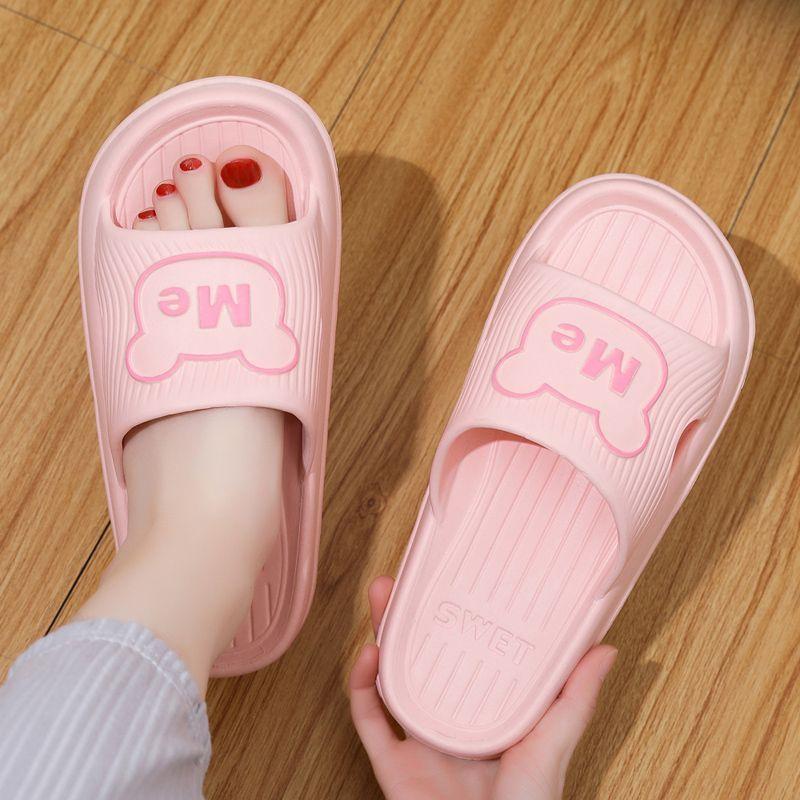 Bathroom Slippers Female Summer Home Non-slip Sandals Soft Bottom Anti-odor Slippers