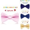Childrens Korean Style Bow Tie With Silk Material For Party And Performance Use