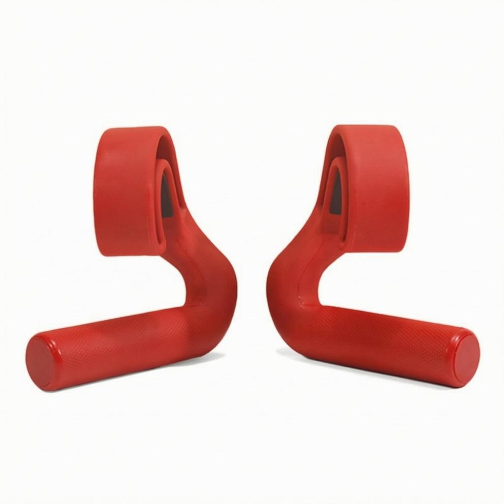 Lifting Grip Handles NonSlip Fitness Textured Weight Hook for Bodybuilders,