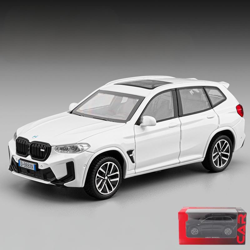 1/32 BMW X3M X3 IM SUV Alloy Metal Diecast Model Car Sound and Light Children's Toy Car High Simulation Ornament Holiday Present