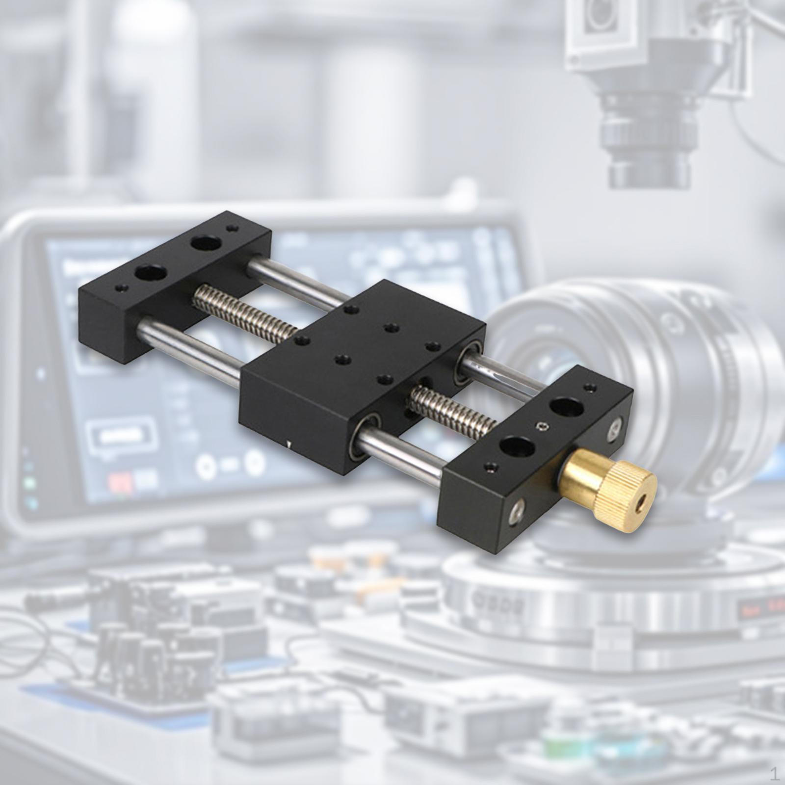 

75mm Stroke CNC Linear Stage Motion Actuator Cross Sliding Table Composable Lock Nut Rail MG027