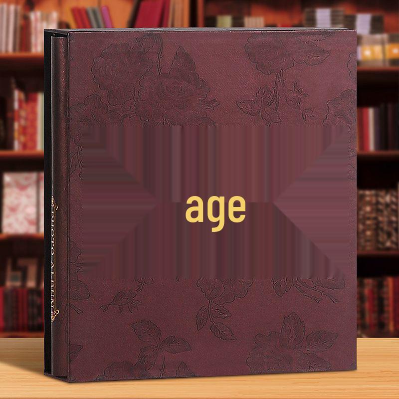 Familienfotoalbum - Große Kapazität mit Blättern in gemischten Größen für Fünf-Zoll-Fotos, Gedenkalbum-Sammlung