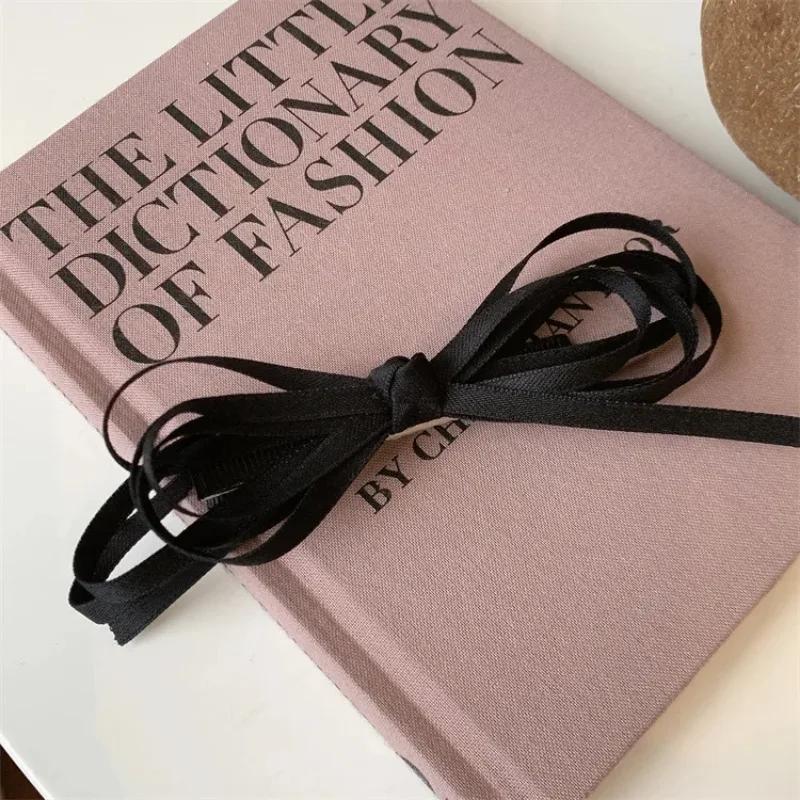 Korean Style Black Ribbon Bow Hair Clips Vintage Elegant Sweet Women Girls Barrettes Headwear Girls Women Hair Style Accessories
