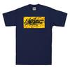 Streetwise Clothing Gelbe Spitzen 100% Baumwolle T-Shirt Herren T-Shirts Oberteil in Marineblau - Graffiti Streetwear M-5X