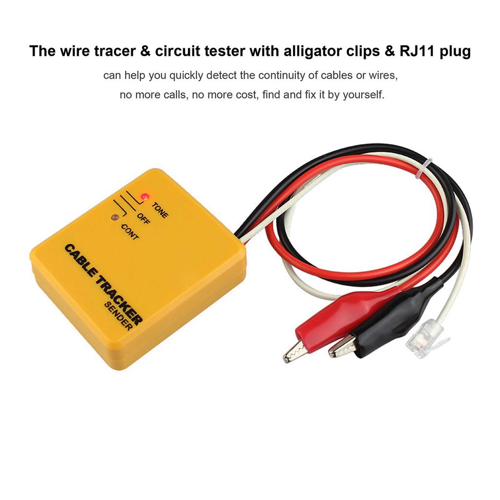Automotive Short Cable Tracker Open Wire Finder Universal Find Car Short Circuit Wire Diagnostic Tool Tracer Circuit Tester