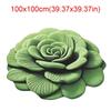 Special-shaped Sunflower Carpet Soft Absorbent Flower Carpet 60x60cm Non-slip Door Gasket for Living Room Tea Table Bedside