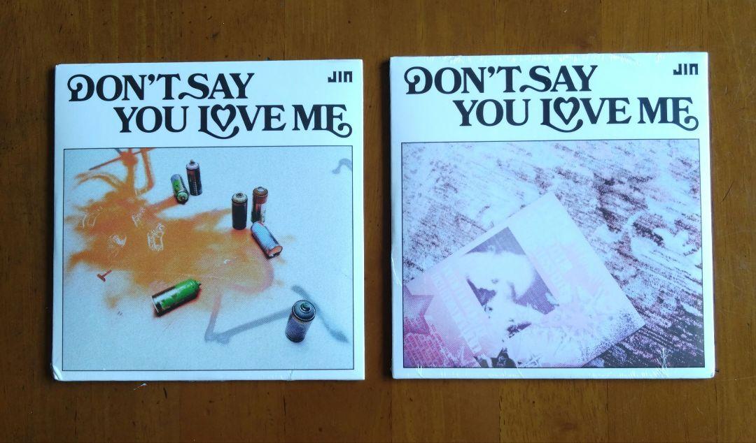

[USED] BTS JIN DON T SAY YOU LOVE ME CD US limited