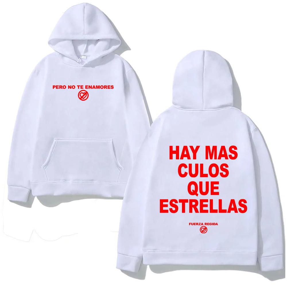 FUERZA REGIDA NEW TOUR Hoodie Graphic Print Punk Sweatshirt YOUR HOMETOWN TOUR 2025 Popular Clothing Sudaderas Unisex Pullovers