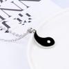 Exquisite Yin Yang Tai Chi Puzzle Couple Pendant Romantic Anniversary Gift Valentines Day Jewelry Necklace Set