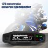 AD For Motorcycle Odometer Speedometer Tachometer 12000RPM Gear TRIP ODO Motorbike Voltage Gauge Kit Speed Gauge Tacho Meter