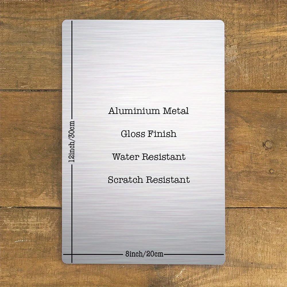 God Bless America Aluminum Sign - Patriotic Vintage Style, Enhances Room Aesthetics, Memorial Day/Independence Day Celebrations