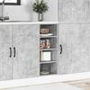 VidaXL Meuble bas "Riga" Gris béton 30 x 44,5 x 81,5 cm Bois d'ingénierie 854196
