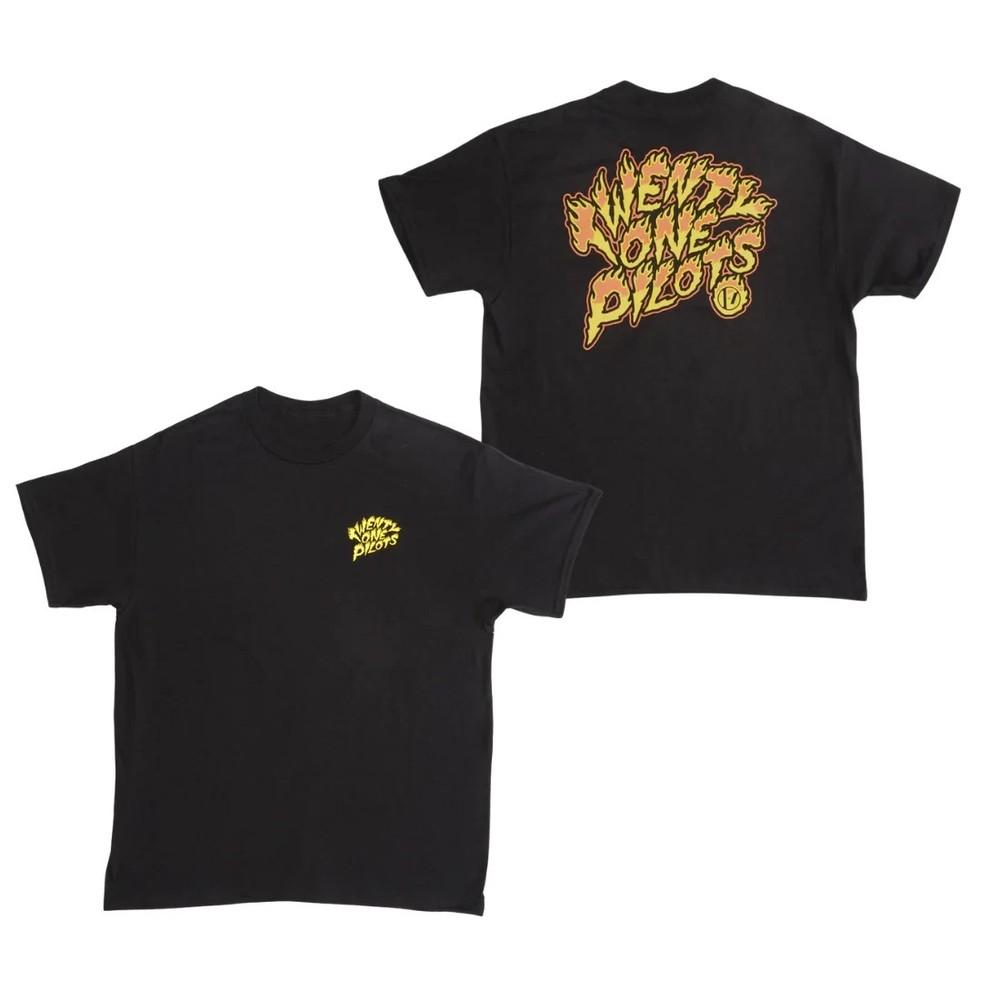 

Twenty One Pilots Firetype TShirt Unisex 2 Sided Fan Gift S5XL Unisex T-Shirt M