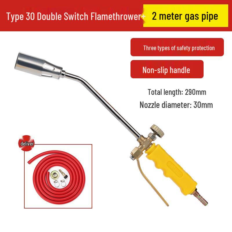 Portable Liquefied Gas Blowtorch for Household Use - Ideal for Singeing Pig Hair and Fire Starting