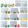 Geometric Earring Pendant Silicone Mold For Epoxy Resin DIY Earring Keychain Necklace Charms Resin Silicone Mold Jewelry Making
