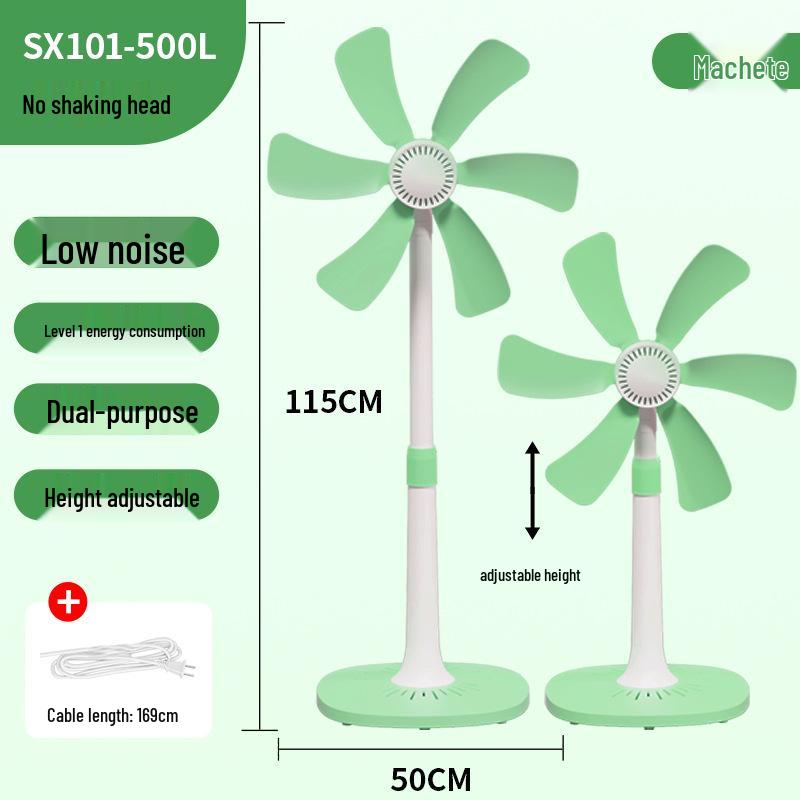 Upgraded 500mm Gridless Electric Floor Fan for Home and Dormitory
