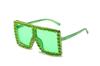 Fashion Oversized Sunglasses With Uv400 Protection For Summer Outdoor Wear