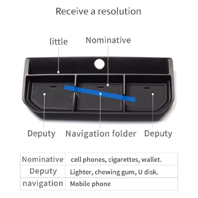 Car Console Tray Storage Box Cup Holder Dashboard Tray for F150 2021-2023 Interior Accessories Organizer