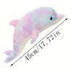 Dolphin Shark Stuffed Toy Cartoon Shark Large Plush Dolphin Toys  Holiday Birthday Gifts