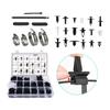 454 Pcs Car Retainer Clips & Plastic Fasteners Kit- Auto  Rivets Set with Hose Clamps Door  Panel
