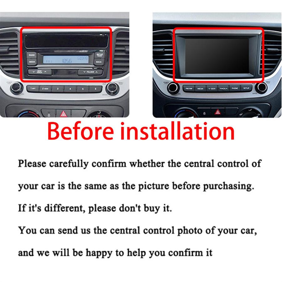 10.25'' For 2017-2019 Hyundai Solaris Verna Radio Player GPS Navi WiFi FM 1+16GB