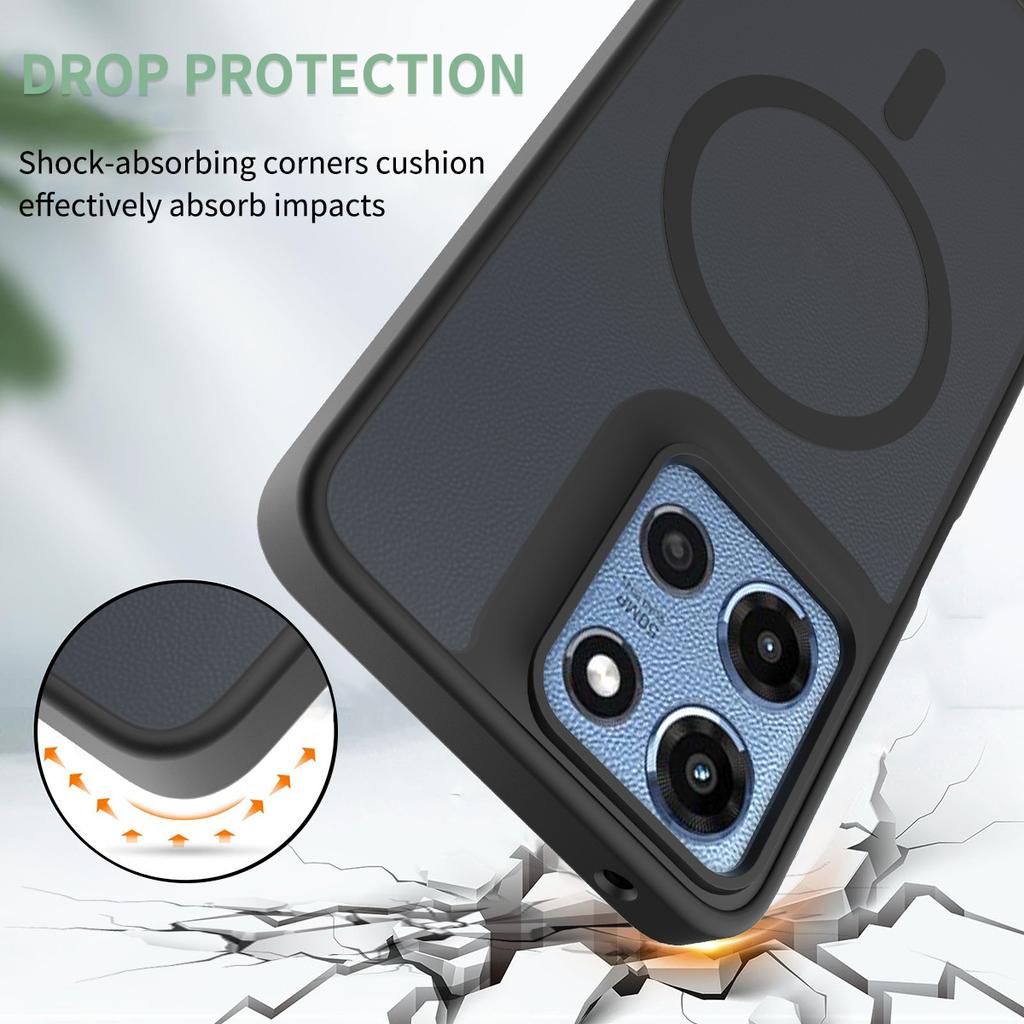 For iPhone 17 Pro Case Compatible with MagSafe Anti Scratch TPU + PC Phone Cover