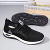 Men's shoes sports shoes summer breathable fly-woven mesh shoes casual coconut shoes comfortable breathable massage sole single shoes