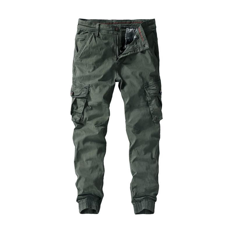 Overalls Men 'S Casual Pants Winter Cotton Trousers Multi -Pocket Men 'S Pants 