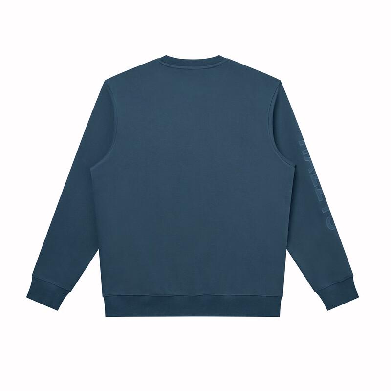 HAZZYS Men's Spring Autumn Cotton Blend Embroidered Crewneck Sweatshirt