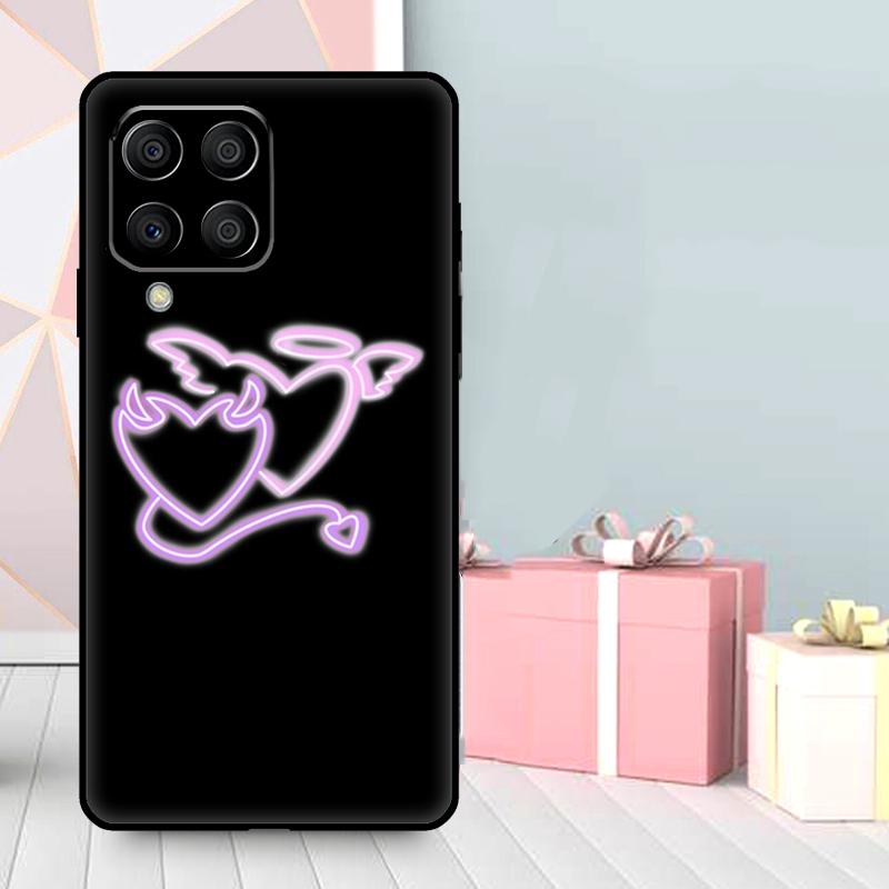 Angel Devil Girl Case For Samsung Galaxy M36 M12 M52 M06 M16 M56 M33 M15 M55 M31 M13 M14 M53 M32 M35 M34 M54