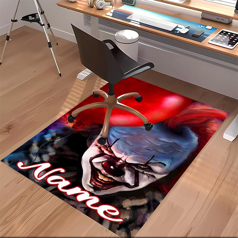 Custom personalization Pennywise the Dancing Clown Print Area Rug - Soft, Washable Non-Slip Indoor Mat,Living Room,Home&Office Decorative Rug