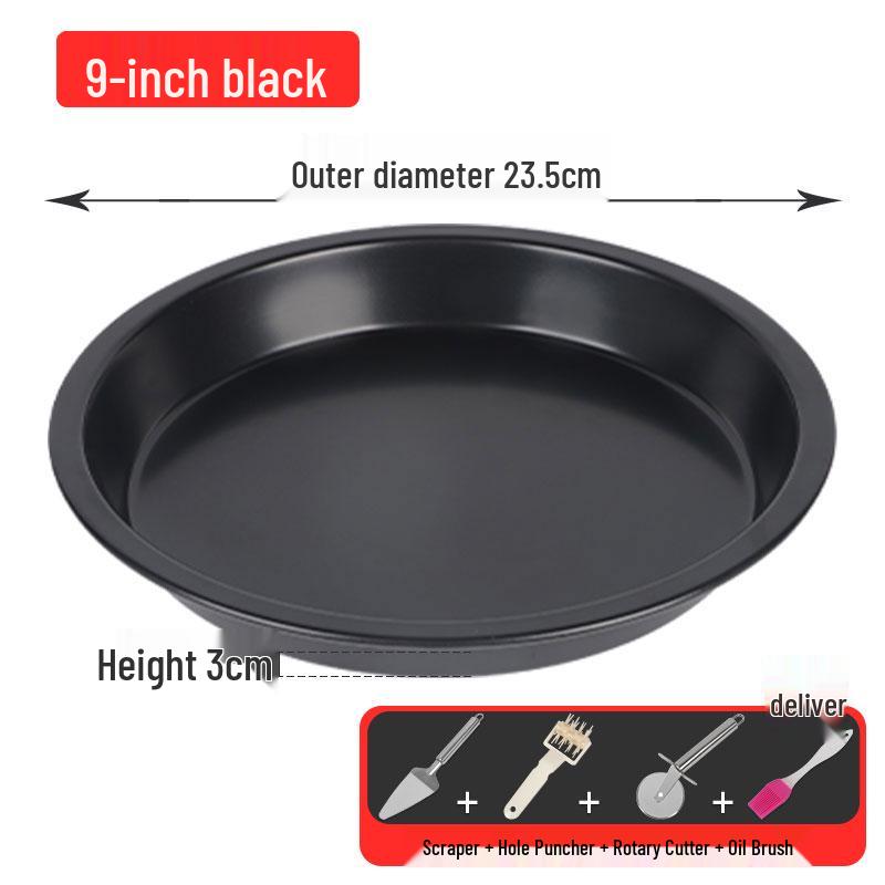 Pizza & Cake Pan Set: 6/7/8/9/10-Inch Oven-Safe Baking Molds for Home Use