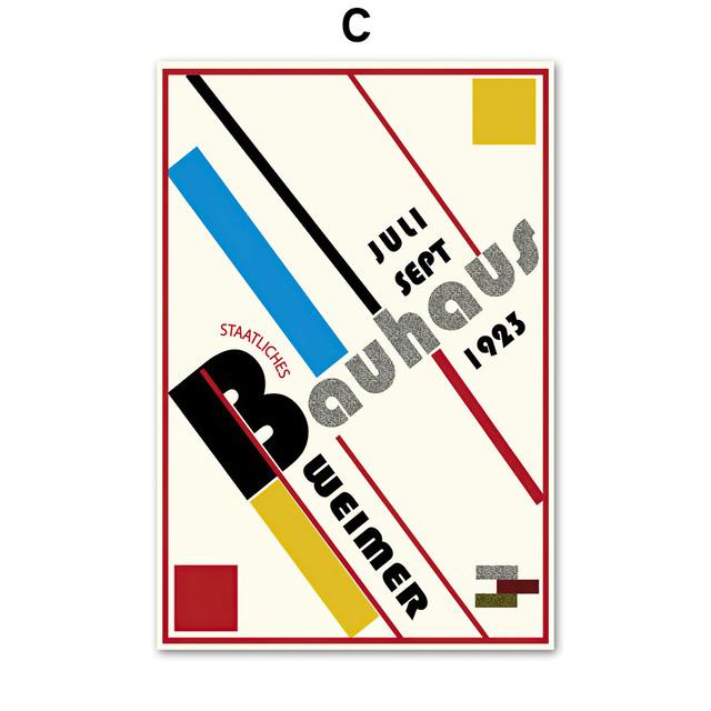 Bauhaus Abstract Of Eye Geometric Simple Modern Posters Prints Picture Canvas Art Wall Decoration Home Paintings For Living Room