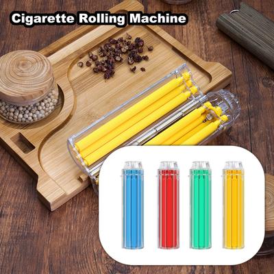 מכונת גלגול ידנית סיבובית ביתית מפלסטיק רב צבעוני משיכה מגולגלת ביד