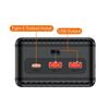 LED Camping Light Integrated Battery Box for 16 Slots 21700 Batteries DIY Charging Case with Multi Function